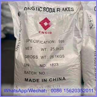 vente soude caustique 99% envasado en 25 kg